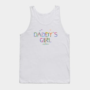 Daddy's Girl - tropical word art Tank Top